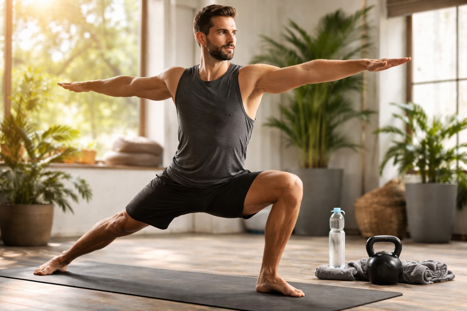Йога для мужчин развенчиваем стереотипы